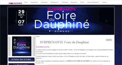 Desktop Screenshot of foire-dauphine.com