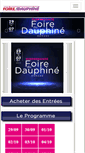 Mobile Screenshot of foire-dauphine.com